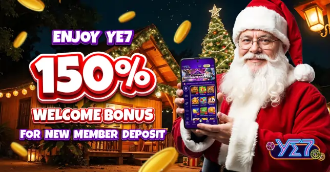 Enjoy YE7 150% Welcome Bonus!